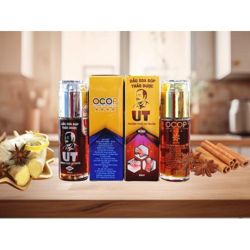 Dầu Xoa Bóp Thảo Dược UT – Loại Lạnh – Chai 50ml