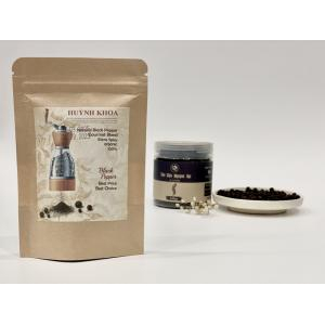 Tiêu Chín Nguyên Hạt Huỳnh Khoa, Hủ 180gr. Đặc Sản Phú Quốc