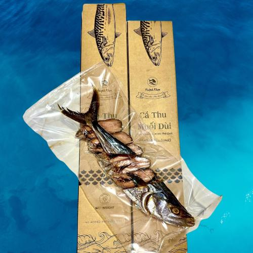 Cá Thu Muối Dùi Huỳnh Khoa Nguyên Con 1Kg - Đặc Sản Phú Quốc