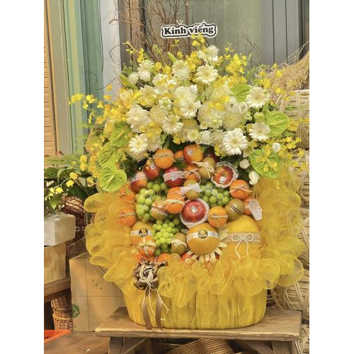 Giỏ Hoa - Trái Cây Cao Cấp _ Kính Viếng